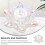 taza de cristal para de con tapa en de 8