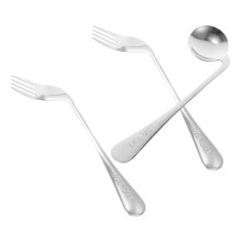 inclinada y tenedor ligero ergonómico para alimentación