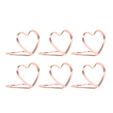 20Stk Draht Memo Halter Tischkartenclip Gold Für Feier