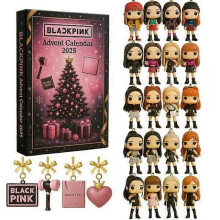 (26*18*3cm,BLACKPINK)2025 Major League Baseball Team Commemorative Acrylic Pendant Christmas Blind Box Advent Christmas Tree Decoration