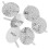 6Pcs Stainless Steel Strainer Replacement For Funnel Filter 9