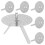 6Pcs Stainless Steel Strainer Replacement For Funnel Filter 7