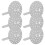 6Pcs Stainless Steel Strainer Replacement For Funnel Filter 6