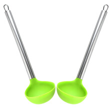 2 silikon suppenkellen mit -griff