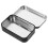 Metallbox mit Deckel, kleine Metallbox, klappbare Blechdose, 1 7