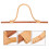 Poignées Bois Khaki Sac DIY Accessoires Pratiques Élégants 4