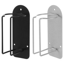 juego de estantes para pared con soportes para herramientas de barbería