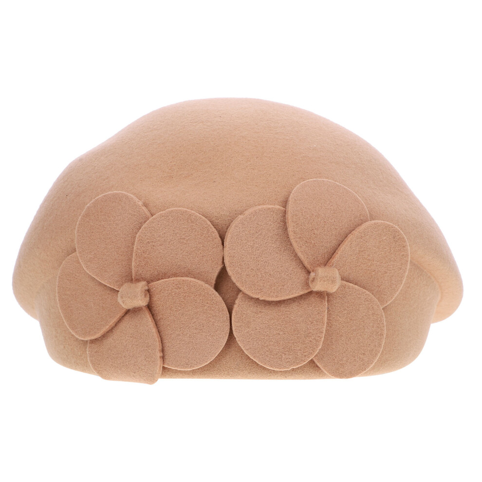 Stijlvolle Bloemenversierde Wollen De Winter-image