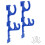 1Set Blue Plastic Bracket Pool Tool Hook for Hanging Pipe Organizer 5