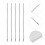 24pcs Multipurpose Walnut Needles Fruit Fork Seafood Peeling Tools 11