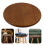 funda redonda para de madera con asiento , repuesto 4