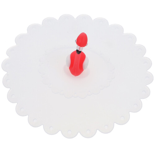 tampa de silicone 11 cm com de flamingo para 2