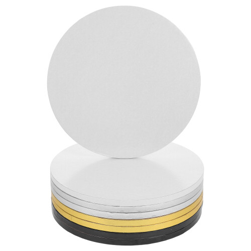 8pcs 12inch White Cake Boards Cardboard Dessert Plates