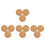12 Pcs Cork Record Player Slipmat Anti-Static Anti-Vibration Mat 4