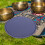 3Stk Navy Sitzkissen Rund Polyester Camping Picknick Matte 11