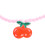 collana 3 pezzi con sintetiche e ciondolo rosa 9