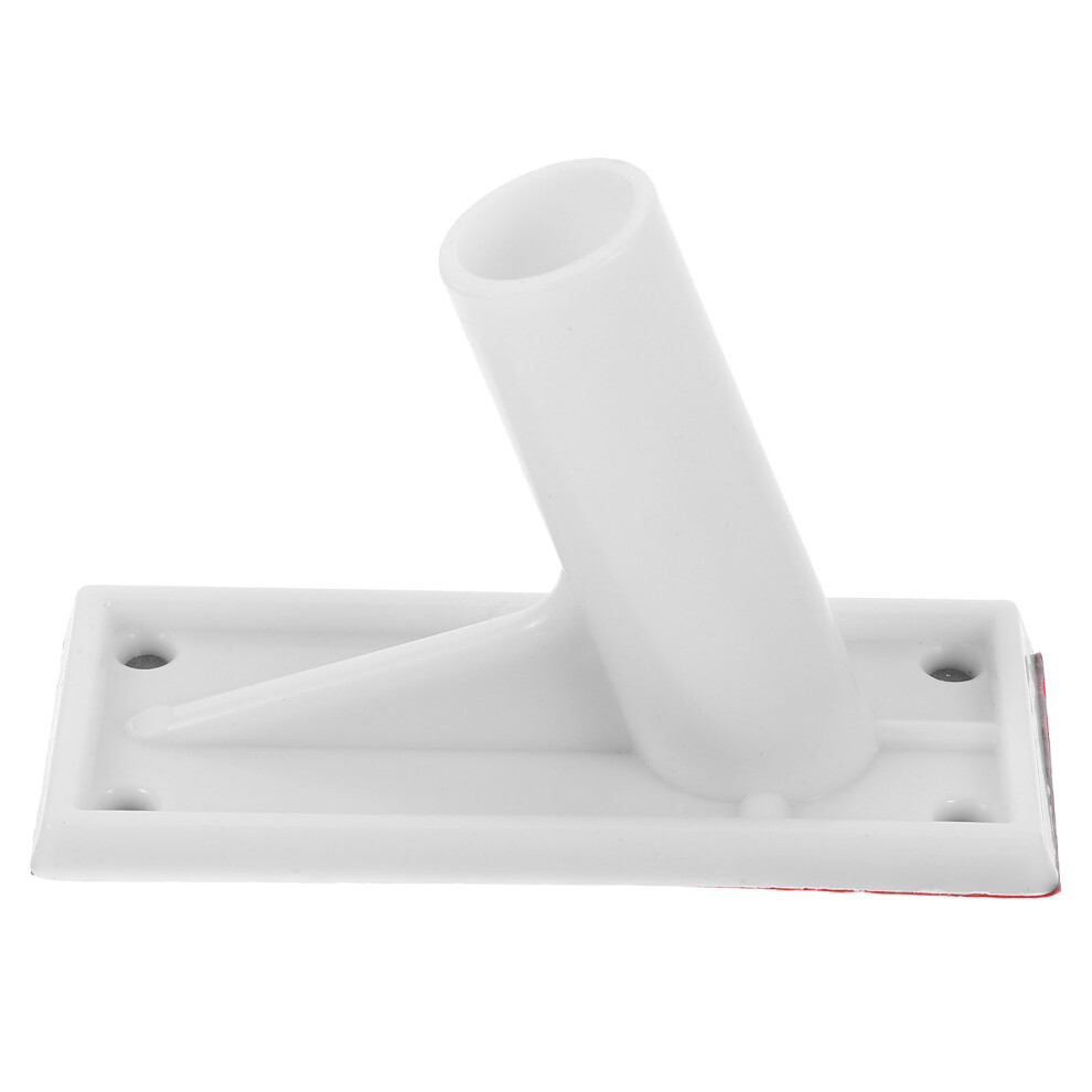 PrzenośNy Plastikowy Uchwyt ChorąGiewkę Z Podstawą Samoprzylepną-image