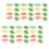 100Pcs Bright Umbrella Picks for Party Decorations 9