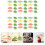 100Pcs Bright Umbrella Picks for Party Decorations 7