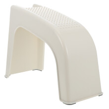 1 stuks plastic voetsteun pedicure badkamer voetenbankje (wit)