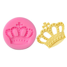 2 silikonformen kronenform für kuchen dessert schokolade fondant pink