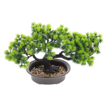 realistisches tannenbaum-ornament künstliche bonsai-topfpflanze