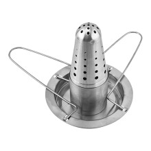 hähnchenbräter mit grillrost für bbq und grillen