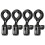 4Pièces Supports Microphone Plastique Noir Pour Bureau Usage Maison 2
