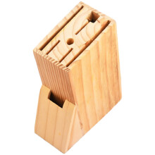 soporte multiusos y portacuchillos de madera para encimera