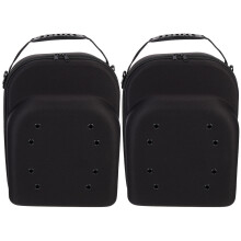 2 uds. caja organizadora de viaje para gorras y cascos, negra
