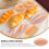 6 pcs pu simulated bread models for bakery photo props (yellow) 10