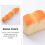 6 pcs pu simulated bread models for bakery photo props (yellow) 11