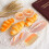 6 pcs pu simulated bread models for bakery photo props (yellow) 4
