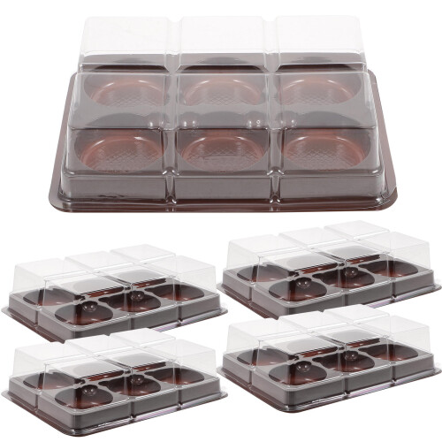 50Pièces Boîtes Pour Cupcakes Mochi Multi Usage Matériel Sûr