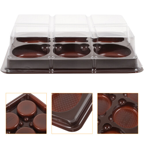 50Pièces Boîtes Pour Cupcakes Mochi Multi Usage Matériel Sûr 1