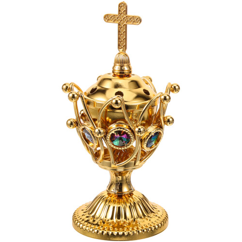 electric incense burner middle eastern tabletop metal censer 2