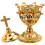 electric incense burner middle eastern tabletop metal censer 10
