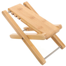 poggiapiedi per chitarra in legno massiccio regolabile