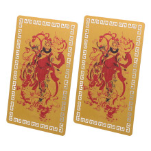 2 unidades cartão tai sui metal, proteção riqueza feng shui