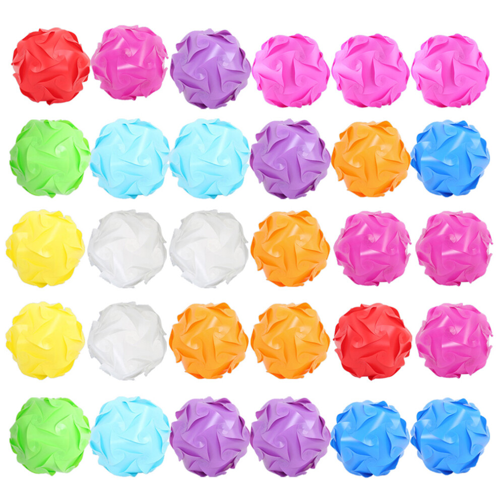 Zestaw 30 Plastikowych Kuli Do Lamp śCiennych I Sufitowych Diy-image