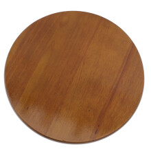 copertura per sgabello rotonda in legno liscio con inserto sostitutivo