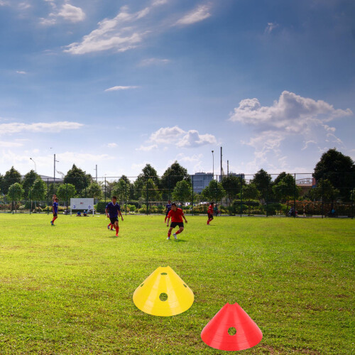 6 ostacoli allenamento calcio, stecche in 1