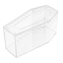 akrylowy na pająki, ślimaki, małże, węże, gekony – 20x10x10 cm