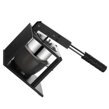 1Pc Hand Press Manual Orange Juicer Black Plastic Stainless Steel