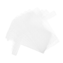 10 stuks plastic mesh tassenplaten - wit voor handtassen en garen