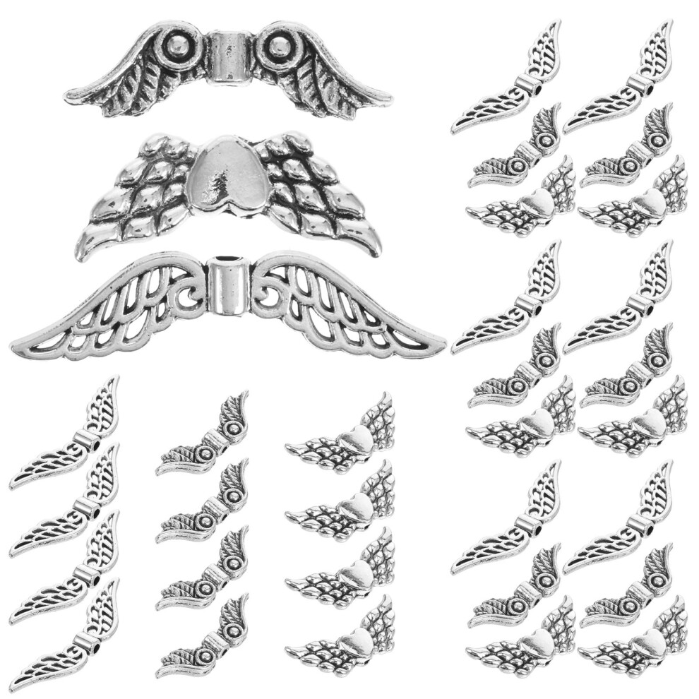 60 . MałE Wisiorki Skrzydeł AniołA I WróżKi Do BiżUterii RęCznej-image