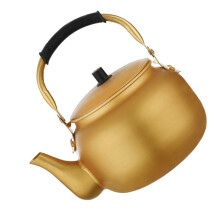 1 dauerhafter aluminium teekessel haushalt (gold)
