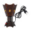 Dark Brown Iron Electric Incense Burner Vintage Decor 11