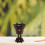 Dark Brown Iron Electric Incense Burner Vintage Decor 7