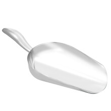 eisportionierer aus für süßigkeiten, bohnen, reis (silber)